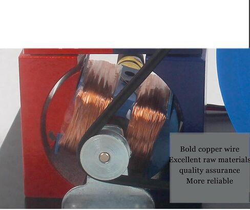 VERIMP Hand-Crank AC and DC Generator Model Physics Faraday Hand-Crank Generator Electromagnetic Electricity Generation Teaching Instrument Hand Cranked AC and DC Generators Wooden Bottom Plate in Kuwait