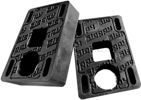 Slappy Truck Company Big Blocks Black Skateboard Hard Risers - Set of Two (2) - 3/4" in Saudi Arabia