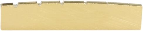 Metallor 6 String Brass Guitar Nut Pre-Slotted Top Nut 43mm x 9mm x 6mm Compatible with Les Paul LP SG Style Electric Guitar or Acoustic Guitar Parts Replacement Gold. in Saudi Arabia
