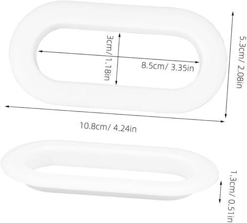 20pcs Plastic Box Handles for Easy Carrying Cardboard Replacement Handles for Versatile Accessory Material in Kuwait
