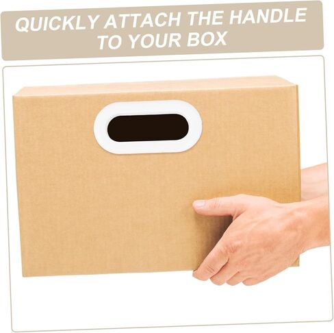 20pcs Plastic Box Handles for Easy Carrying Cardboard Replacement Handles for Versatile Accessory Material in Kuwait