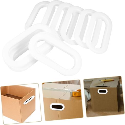 20pcs Plastic Box Handles for Easy Carrying Cardboard Replacement Handles for Versatile Accessory Material in Kuwait