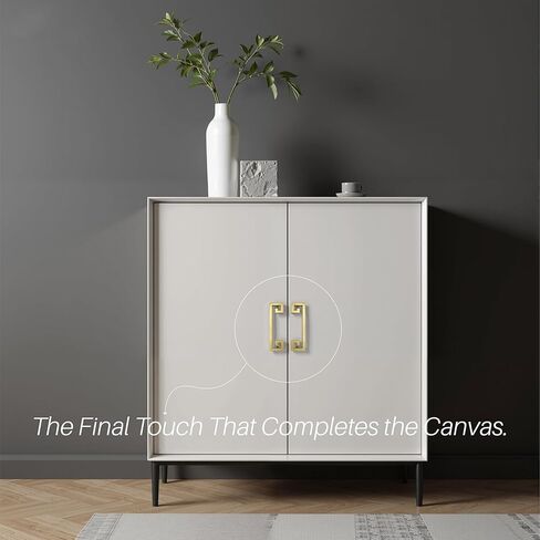 2pcs Cabinet Handles 128mm (5 inch) Gold, Chinese Style Huiwen Pulls for Drawers & Cabinet Doors in Saudi Arabia