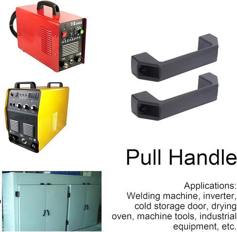 2pcs Nylon Plastic Pull Handle Machine Tool Industrial Equipment Handle Grip, Mounting Hole Diameter 8.5 Mm, for Welding Machine, Inverter (120mm) in Saudi Arabia