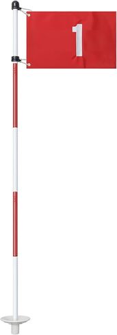 أكواب وأعلام جولف خضراء، عصا علم جولف بطول 6 أقدام، أعلام جولف صغيرة للفناء، علم دبوس الجولف لنطاق القيادة، عبوة واحدة in Kuwait