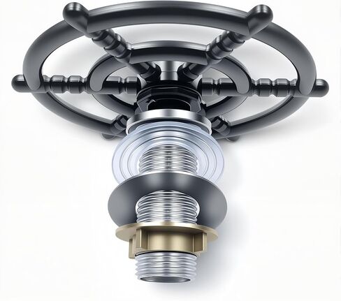 Glass Cup Rinser for Kitchen Sink - Tensso Bottle Washer Sinks Attachment Parts for Bar, Replacement Black Metal Automatic Washing Cleaner Faucet Head for Bear Cups, Coffee Bottles in Kuwait