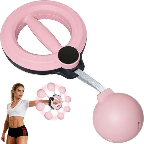 معدات تمرين الذراع، أرجوحة كروية لتخفيف الكتف 360 درجة، معدات تمرين الجزء العلوي من الجسم، مدرب ذراع دوار للساعد والصدر والكتف والمعصم | معدات اللياقة البدنية المنزلية للرجال والنساء in Kuwait