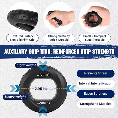 Weighted Ropeless Battle Ropes for Home Gym, Heavy Duty Portable Cordless Battle Rope with Grip Strengtheners & Poster, Battle Rope Sticks for HIIT, Strength & Quiet Cardio Training Men & Women(2PCS) in Kuwait