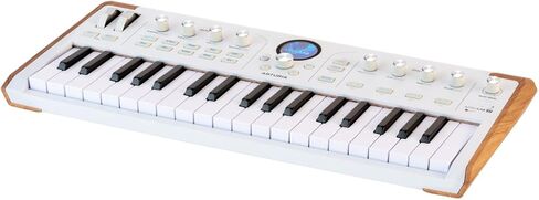 Arturia AstroLab 37-Key، لوحة مفاتيح رفيعة حساسة للسرعة مع لمسة لاحقة، واجهة مبسطة وبديهية، USBC/USB (أبيض) in Saudi Arabia