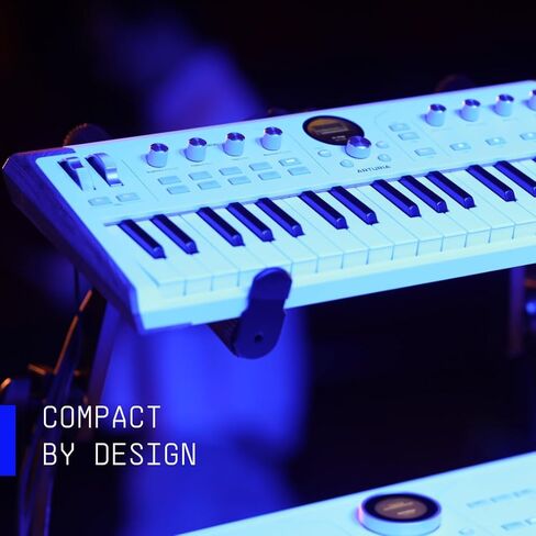 Arturia AstroLab 37-Key، لوحة مفاتيح رفيعة حساسة للسرعة مع لمسة لاحقة، واجهة مبسطة وبديهية، USBC/USB (أبيض) in Saudi Arabia