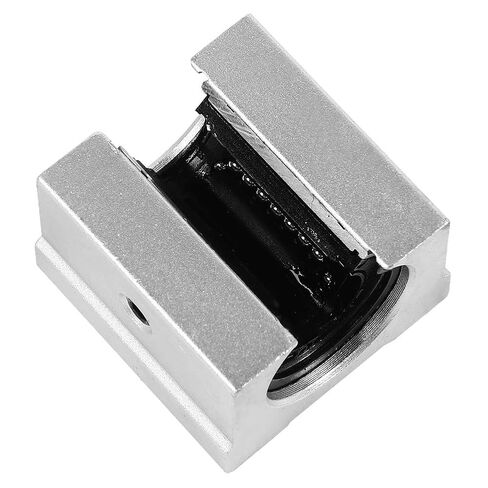 عمود السكك الحديدية الخطية SBR16 1000 مم عالي الدقة مطلي بالكروم عمود السكك الحديدية المنزلقة مع كتل تحمل SBR16UU لآلات CNC والطابعات ثلاثية الأبعاد وسبائك الألومنيوم المصنوعة من الفولاذ عالي الكربون in Kuwait