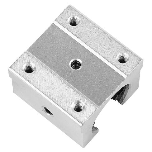 عمود السكك الحديدية الخطية SBR16 1000 مم عالي الدقة مطلي بالكروم عمود السكك الحديدية المنزلقة مع كتل تحمل SBR16UU لآلات CNC والطابعات ثلاثية الأبعاد وسبائك الألومنيوم المصنوعة من الفولاذ عالي الكربون in Kuwait