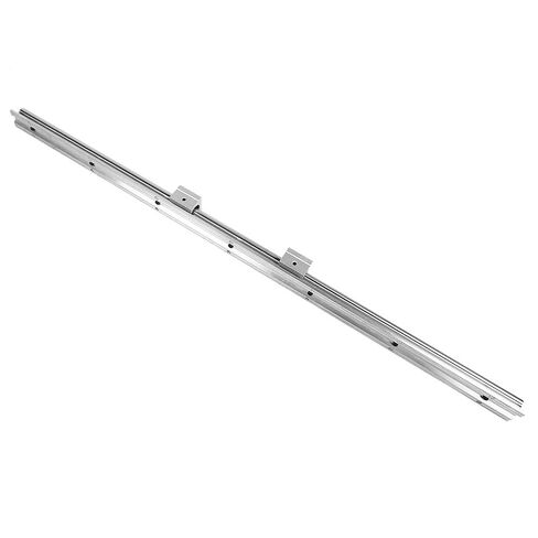 عمود السكك الحديدية الخطية SBR16 1000 مم عالي الدقة مطلي بالكروم عمود السكك الحديدية المنزلقة مع كتل تحمل SBR16UU لآلات CNC والطابعات ثلاثية الأبعاد وسبائك الألومنيوم المصنوعة من الفولاذ عالي الكربون in Kuwait