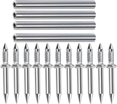 Zerodeko Double Head Picture Hanging Nails with Sleeve Tool Small Head Skirting Board Nails for Wall and Baseboard Trim 400pcs Set with 4 Sleeves for Home Improvement in Saudi Arabia