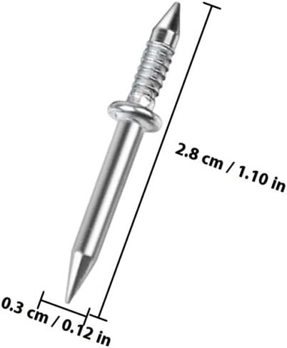 Zerodeko Double Head Picture Hanging Nails with Sleeve Tool Small Head Skirting Board Nails for Wall and Baseboard Trim 400pcs Set with 4 Sleeves for Home Improvement in Saudi Arabia
