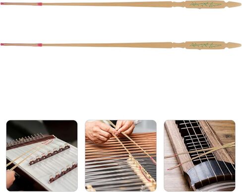 Toyvian 2pcs Chinese Yangqin Hammer Sticks Redwood Handle Professional Dulcimer Mallets Percussion Accessories for Performance and Practice in Saudi Arabia