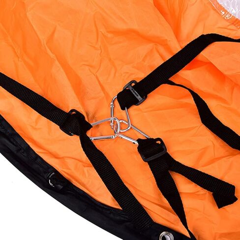 شراع رياح كاياك، مجداف رياح كاياك قابل للطي مقاس 42 بوصة، شراع كاياك محمول في اتجاه الريح مع نافذة شفافة لإكسسوارات قوارب الكاياك القابلة للنفخ in Kuwait