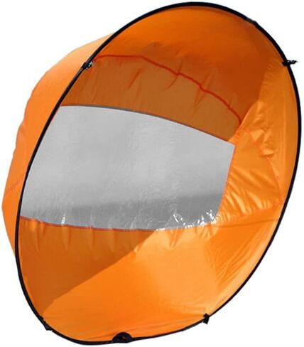 كاياك الرياح الشراع طوي مجداف الرياح كاياك المحمولة الشراع اتجاه الريح مع نافذة واضحة لنفخ قارب كاياك الملحقات، كاياك الشراع اتجاه الريح in Kuwait