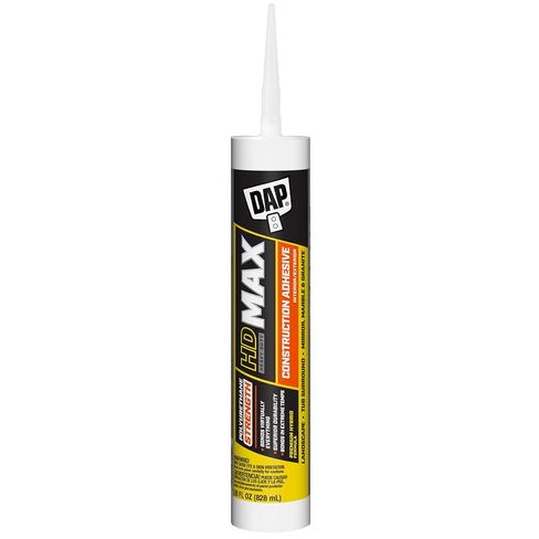 DAP HD Max Construction Adhesive, White, 28 oz (7079827512) in Saudi Arabia