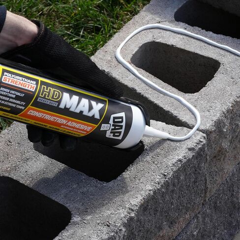 DAP HD Max Construction Adhesive, White, 28 oz (7079827512) in Saudi Arabia