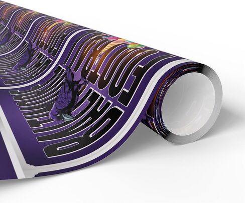 Baltimore Football Happy Birthday Sports Gift Wrap, Holiday Present Wrap, Christmas Gift Wrap, Gift Packaging in Saudi Arabia