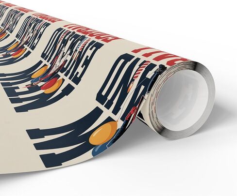 New England Football Happy Birthday Ultra Thick Sports Gift Wrapping Paper, Holiday Present Wrap, Christmas Gift Wrap in Saudi Arabia