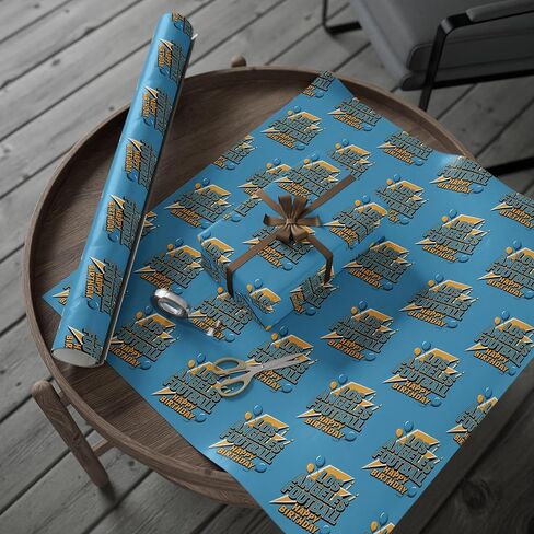 Los Angeles Football Happy Birthday Ultra Thick Sports Gift Wrapping Paper, Holiday Present Wrap, Christmas Gift Wrap in Saudi Arabia