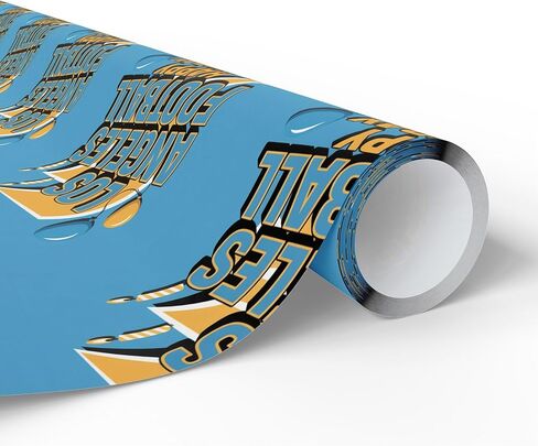 Los Angeles Football Happy Birthday Ultra Thick Sports Gift Wrapping Paper, Holiday Present Wrap, Christmas Gift Wrap in Saudi Arabia