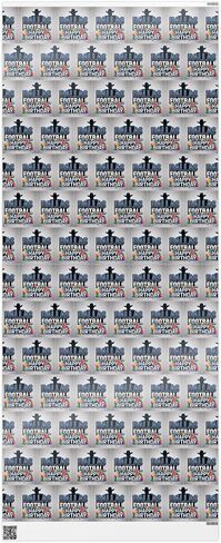 Dallas Football Happy Birthday Sports Gift Wrap, Holiday Present Wrap, Christmas Gift Wrap, Gift Packaging in Saudi Arabia