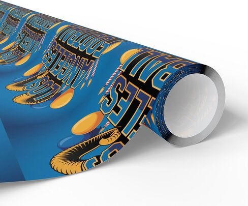Los Angeles LA Football Happy Birthday Ultra Thick Sports Gift Wrapping Paper, Holiday Present Wrap, Christmas Gift Wrap in Saudi Arabia