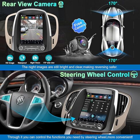 Radio Android 13 Car Radio Toyota Prius 2003-2009 مع Carplay Wireless Android Auto ، 9 بوصات شاشة تعمل بالسيارة مع GPS NAV/Bluetooth/FM AM/نسخ احتياطي/WIFI/SWC/HIFI/MirrorLink 4G+64G+64G in Kuwait
