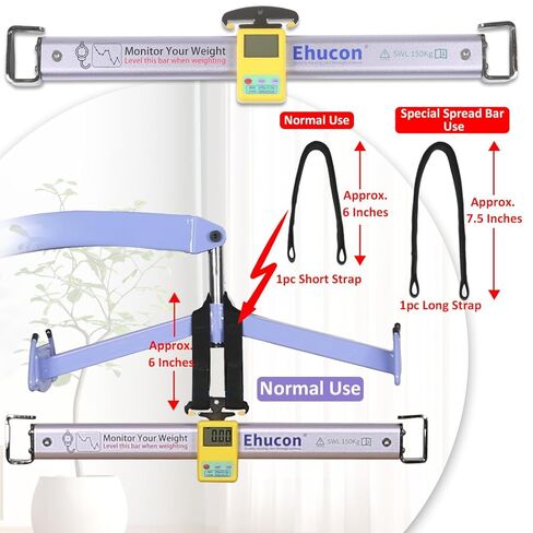 Patient Lift Weight Scale for Bedridden Patients or Elderly,Suitable for Home or Hospital Care,SWL 330LBS in Kuwait
