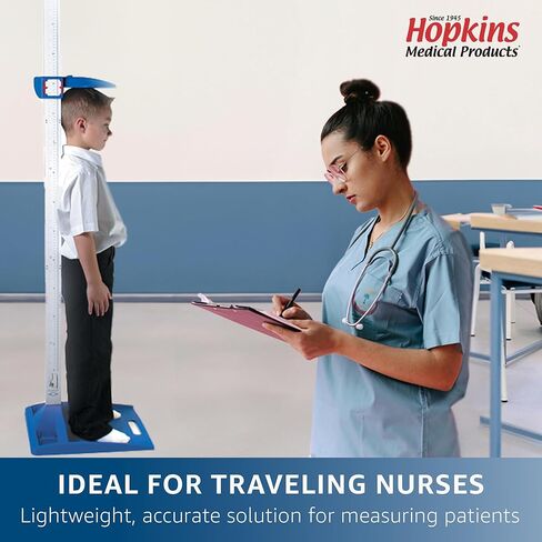Hopkins Medical Products Road Rod Portable Stadiometer: Accurate Height Measurement up to 78 inches - Easy-to-Use, Compact & Durable for Healthcare Professionals in Kuwait
