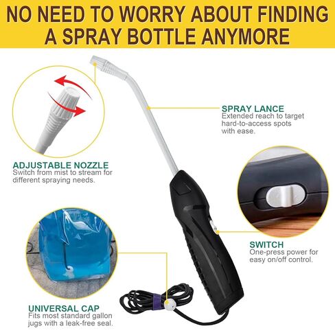 Puduo Rock Glue للمناظر الطبيعية مع البخاخ 72oz - 100٪ نفاذية وآمنة للحيوانات الأليفة الغراء للمناظر الطبيعية مع البخاخ - جاهز لاستخدام رابط الحصى الشفاف in Kuwait