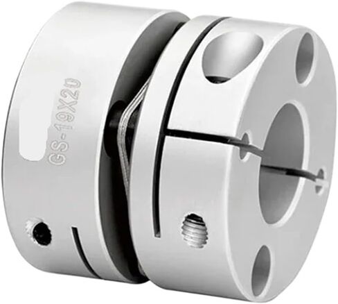Shaft Couplings Aluminum D82mm L68mm Single Diaphragm Clamping Flexible Couples Accessorie5 8 10 12 15 20(35x35) in Saudi Arabia