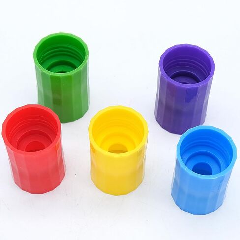 10 PCS Tornado Maker Bottle to Bottle Transfer Connector, Tornado Tube Bottle Connectors, Water Vortex Making Connector for Science Experiments Test in Kuwait