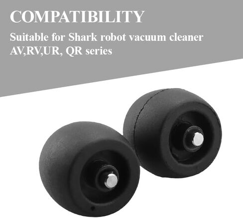 2Pcs Replacement Front Wheel Part Accessories Compatible with Shark Robot Vacuum R101AE RV1001AE UR1100SRUS AV1002AE AV1010AE RV100AE in Kuwait