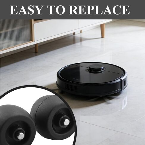 2Pcs Replacement Front Wheel Part Accessories Compatible with Shark Robot Vacuum R101AE RV1001AE UR1100SRUS AV1002AE AV1010AE RV100AE in Kuwait