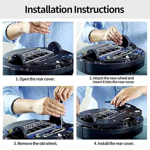 N8 Right Wheel for Ecovacs N8/N8 Pro/T8/T9/OZMO 950/920 Robot Vacuum Cleaner Side Brush Drive Wheel T9 Side Brush Motor Assembly T8 Motor Module in Kuwait