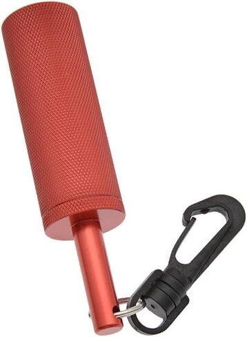 Aluminum Alloy Scuba Diving Signal Rattle Shaker Underwater Noise Maker with 360° Rotating Quick Hook for BCD Attachment and Snorkeling Communication Aid(pink) in Kuwait