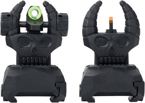 Flip Up Sights Polymer Fiber Optic Sights for Picatinny in Saudi Arabia
