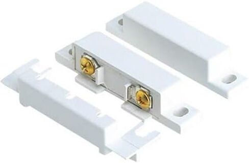 0E-2541WGW5 2.5" Magnetic Contact, Screw Mount, High Impact, White, 5-Pack, for Doors and Windows in Kuwait