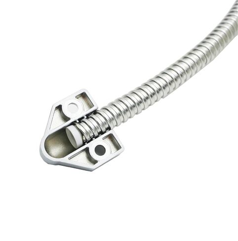 1pcs Door Loop Stainless Steel Metal Head Armored Cable Door Loop for Exposed Mounting(Black) in Saudi Arabia