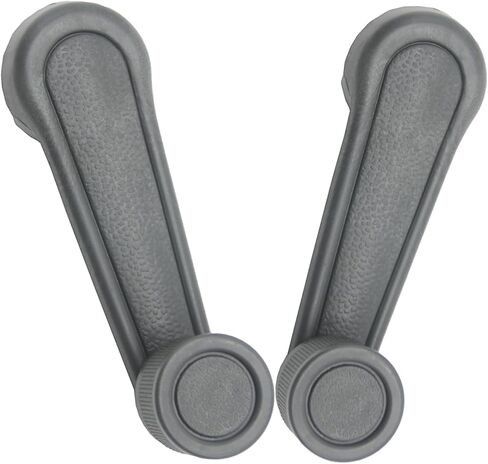 2-Pack Grey Interior Window Crank Handles Compatible with Toyota Tacoma 1995-2004, Tundra 2000-2017, Matrix 2003-2014, Land Cruiser 1976-1992, Camry 1987-2001, Corolla 1980-2013 in Kuwait