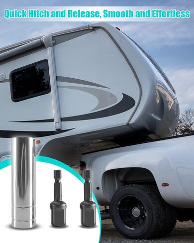 محول مقبض كرنك متوافق مع Coleman Fleetwood Pop Up Camper، مرفق مثقاب المقبس لرفع جاك المقطورة، استبدال الكروم عالي التحمل لرفع وخفض سقف العربة in Kuwait