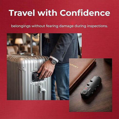 (2 Pieces) lizipai(Customs Locks) Combination Lock TSA Customs Lock Fixed Luggage Lock, Backpack Lock in Kuwait