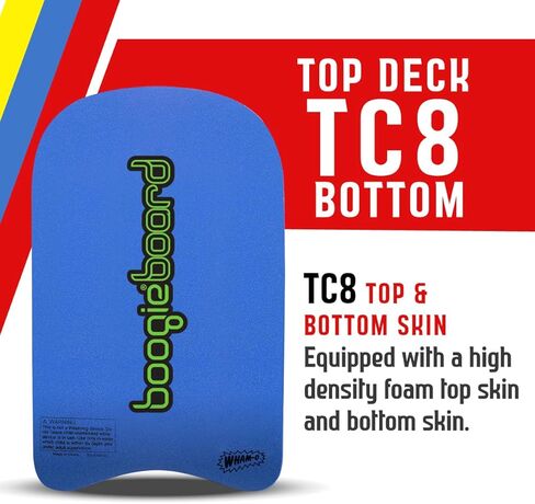 BoogieBoard Sport Trainer 19" Bodyboard Kickboard TC8 Deck PE Core Crescent Tail Beginners Pool Beach in Saudi Arabia