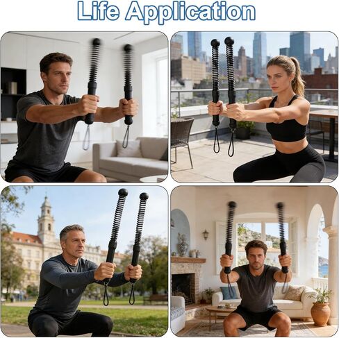 قطعتان من حبال المعركة الموزونة بدون حبال لصالة الألعاب الرياضية المنزلية، حبال المعركة اللاسلكية الثقيلة للرجال والنساء، معدات تمرين محمولة لبناء القوة، HIIT، SOGA para Ejercicios in Kuwait