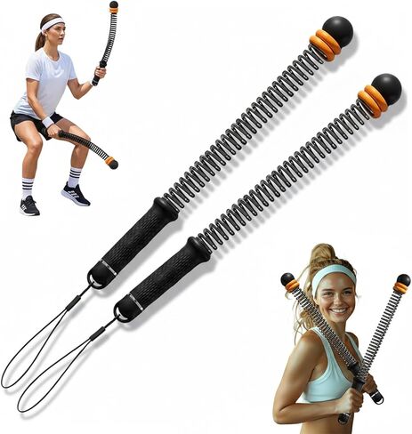Weighted Ropeless Battle Ropes (2-Pack),Portable Cordless Battle Ropes for Home Gym,arm Exerciser Rope,Workout Rope for Strength Building,Low-Impact Aerobic Training and HIIT for Fitness Enthusiasts. in Saudi Arabia