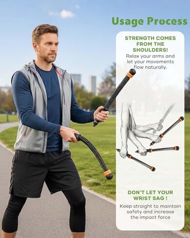 Saker Ropeless Battle Ropes Cordless Workout Rope, Adjustable Weighted Inertia Training Equipment, Portable Battle Rope Alternative for HIIT Strength Cardio, Quiet Home Gym Fitness Equipment in Saudi Arabia